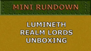 Lumineth realm Lords unboxing