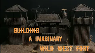 building an imaginary wild west fort (with a spezial guest as post man in the video)