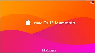 mac OS 13 Mammoth