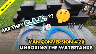 Unboxing water tanks for a L4H3 XLWB Citroen Relay / Ducato /  Boxer