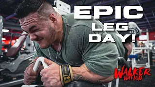 Nick Walker | EPIC LEG DAY! | ROAD TO 2022 OLYMPIA!