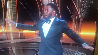 P.DIDDY OSCARS 2022 REACTS TO WILL SMITH SLAP CHRIS ROCK.