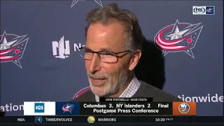 John Tortorella full postgame press conference after Blue Jackets' physical 5th straight win