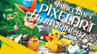 Minecraft Pokémon Pixel Art Tutorial (87)