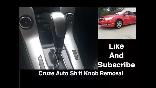 Chevy Cruze Automatic Shifter Knob Removal and Install