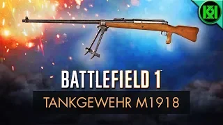 Battlefield 1: TANKGEWEHR M1918 REVIEW (Weapon Guide) | BF1 Guns | BF1 Multiplayer Gameplay
