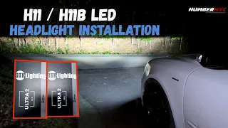 H11 / H11B LED Ultra 2.0 GTR Lighting Headlight Installation
