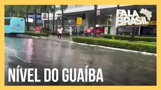 Nível do Guaíba volta a subir após queda e acende alerta em Porto Alegre (RS)
