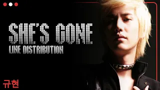 Super Junior (슈퍼주니어) - She's Gone (사랑이 떠나다) [Line Distribution]