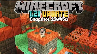 Finding a Trial Chamber in Survival! ▫ Minecraft 1.21 Update, Snapshot 23w45a ▫ Survival Gameplay