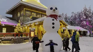 Christmas in Santa Claus Village 😍🎅 Arctic Circle Rovaniemi home of Father Christmas Lapland Finland