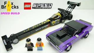 LEGO SPEED CHAMPIONS 76904 Mopar DodgeSRT Top Fuel Dragster and 1970 Dodge Challenger TA