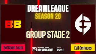 Dota2 - BetBoom Team vs Evil Geniuses - Game 1 - DreamLeague Season 20 - Group Stage 2