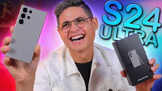 Samsung GALAXY S24 Ultra - CONTINUA sendo o REI 👑 do ANDROID? Unboxing e Impressões