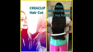 My HUSBAND cut my hair for the first time! 😱💖 CREACLIP