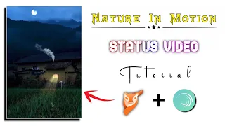 How to Make Trending Nature Animation Status video | status video kaise banaye | technicalmahatma