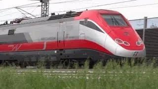 Train spotting @ Anzola Emilia: Frecciarossa, Italo, merci, Frecciabianca, Intercity