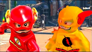 The Flash vs Reverse Flash RACE!!! In Lego DC Super Villains