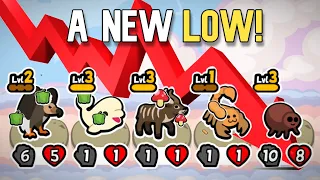 HOW LOW CAN I GO In Super Auto Pets?