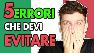 5 Grandi Errori nell'Imparare l'Italiano (Sub ITA) | Imparare l’Italiano