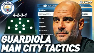 GUARDIOLA'S MANCHESTER CITY 4-2-3-1 TACTICS IN EA FC 24