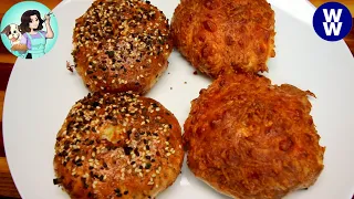 Easy Homemade Air Fryer Bagels WW Friendly (Weight Watchers) Points on all Plans💚💙💜