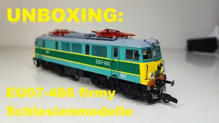 UNBOXING: EU07-466 firmy Schlesienmodelle