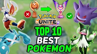 Top 10 Best Pokemon for solo Ranking in 2024 | Reach Master Rank in 1 Day! Pokemon unite