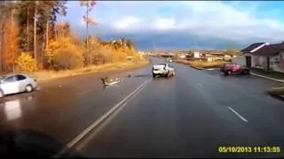 Подборка самых страшных аварий во всем мире (part 90) - Car Crash Compilation 2013 NEW