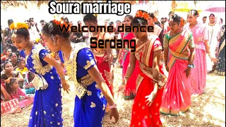 Soura marriage welcome dance #video serdang