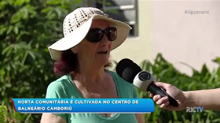 Horta comunitária é cultivada no Centro de Balneário Camboriú