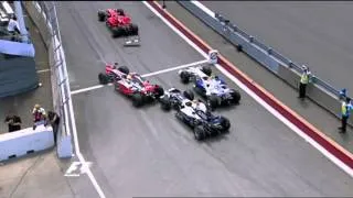 Hamilton & Raikkonen & Rosberg Crash in F1 2008 Canada GP - F1PARK.com