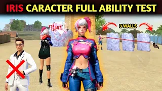 NEW IRIS CARACTER FULL ABILITY TEST FREE FIRE - GARENA FREE FIRE