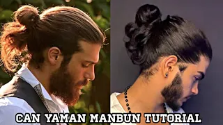 Perfect Manbun in one minute | Can Yaman Manbun tutorial