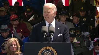 President Biden's speech in Normandy for D-Day 80th anniversary | FULL