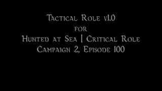 c2e100 Tactical Role