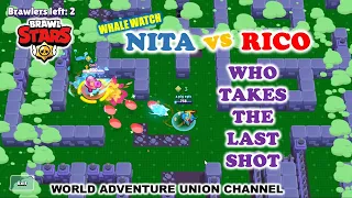 Whale Watch NITA vs RICO - Who Takes The Last Shot? Brawl StarsTalking