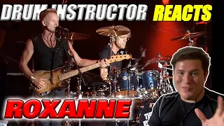 Drum Instructor Reacts to Roxanne by The Police | Reacting to Roxanne