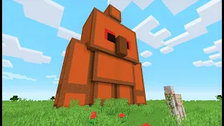 what's inside the giant copper golem???