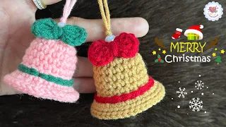 Great ‼️🎄Crochet Christmas Bell Ornament / Crochet Tutorial