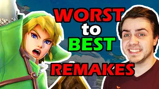 Ranking All Zelda Remakes based on Improvements including Skyward Sword HD