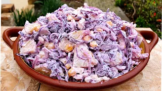 I Have Never Eaten Such a Delicious Cabbage Salad!