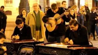 Street music at Puerto del Sol, Madrid