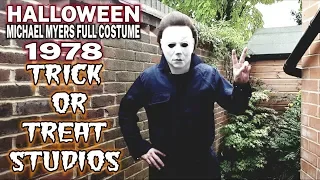 TRICK OR TREAT STUDIOS HALLOWEEN 78 MYERS MASK AND COVERALLS