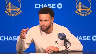 Stephen Curry reacts to Keegan Murray hitting 12 3's in 3 Qtrs, FULL Postgame Interview