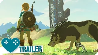 THE LEGEND OF ZELDA: BREATH OF THE WILD E3 2016 Wolf Link amiibo Trailer (2017) Nintendo NX, Wii U