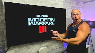 Call of Duty MWIII 4k 60fps INSANE gameplay demo on £3K Loewe OLED TV