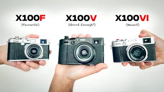 Fujifilm X100VI vs X100V vs X100F - Which Is Better?