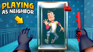 PLAYING AS THE NEIGHBOR BUT I GOT KINDA EVIL... (Part 17) | Hello Neighbor Gameplay (Mods)