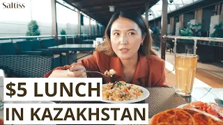 $5 Lunch in Kazakhstan | Tasty on a Budget | Uzbechka